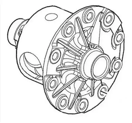 CAIXA SATELITE S-10 2.8 2012/ C/ENGRENAGEM SIMPLES