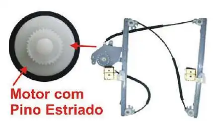 MAQUINA VID SANTANA 4P DIANT ESQ S/ MOTOR ( C/PINO ESTRIADO)