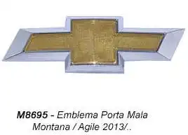 EMBLEMA TAMPA TRAS MONTANA AGILE 13/