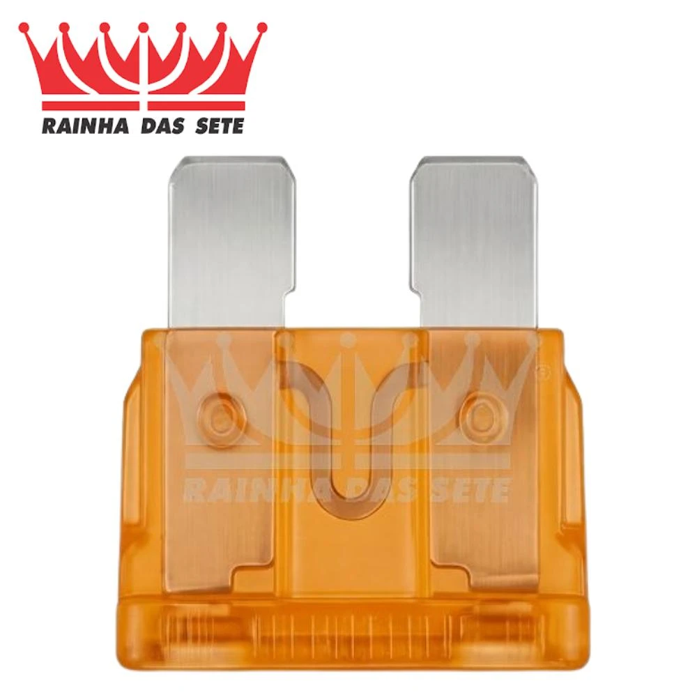 FUSIVEIS DE ENCAIXE 40 AMP LARANJA COM 10