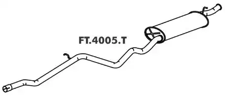 SILENC TRAS FT TIPO 1.6 IE 95/ (CONJUNTO)