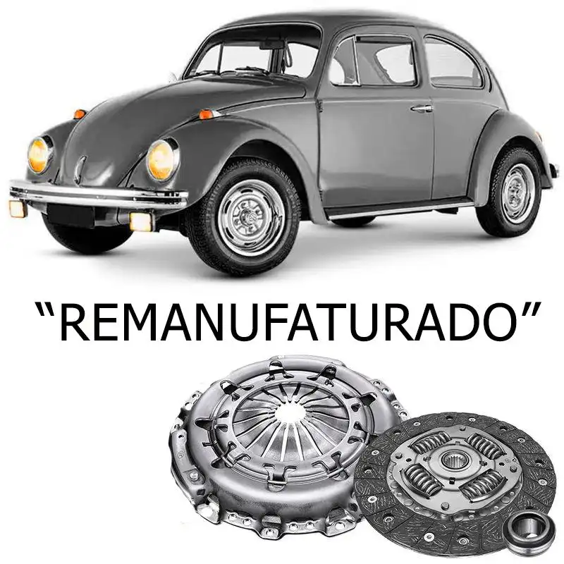 KIT EMBREAGEM FUSCA 1500 1600 200MM SEM ROLAMENTO REMAN