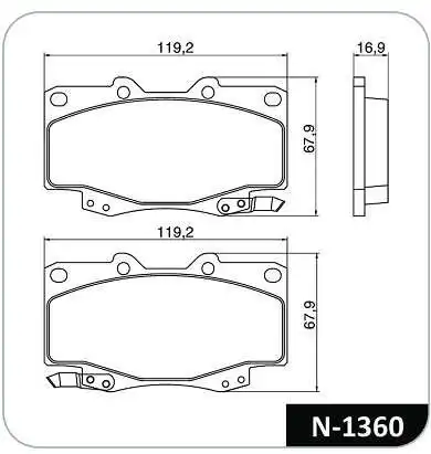 PASTILHA FREIO DIANTEIRA TOYOTA HILUX 2.5 3.0 2005 A 2009