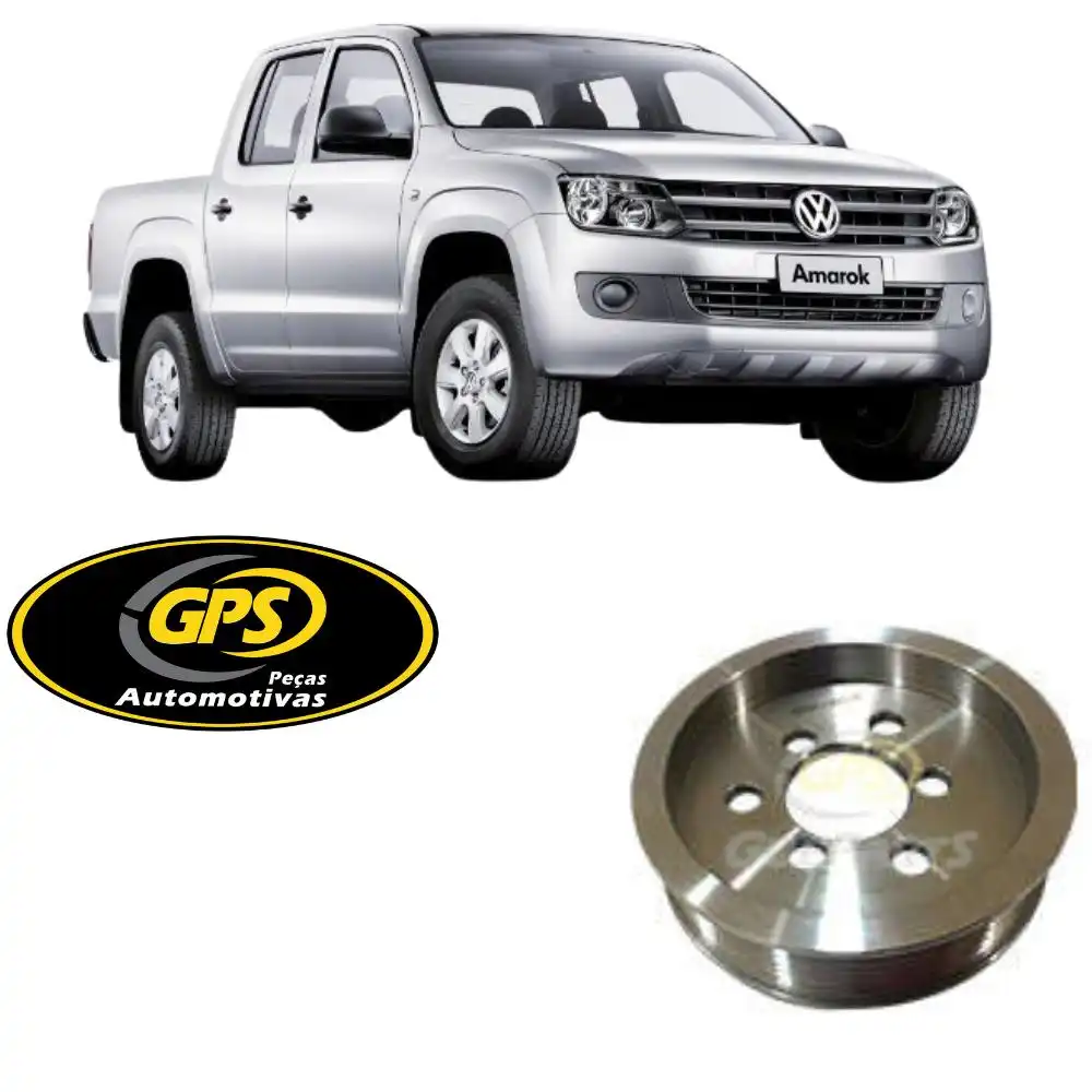 POLIA BOMBA DIRECAO HIDRAULICA AMAROK 2.0 16V TDI 2010 ACIMA