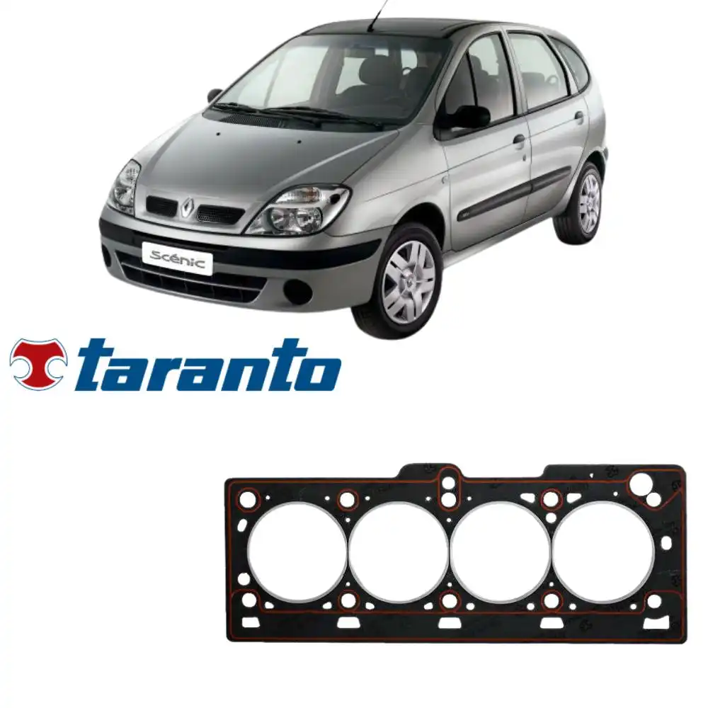 JUNTA CABECOTE RENAULT SCENIC 1.6 16V 1999 A 2011 FIBRA