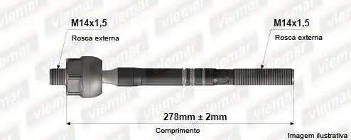 BARRA AXIAL PEUGEOT 308 11/ PEUGEOT 3008 09/ C4 LOUNGE 13/