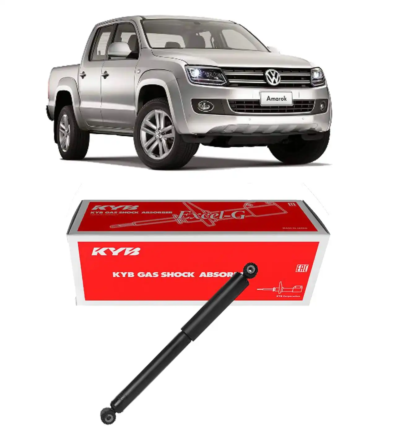 AMORTECEDOR TRASEIRO AMAROK 2010 A 2022