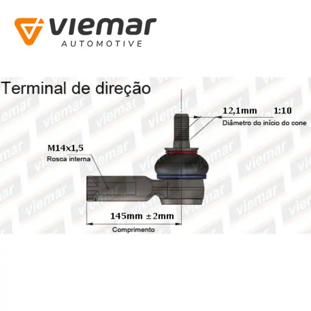 PONTEIRA DIRECAO FIAT PALIO 1996 A 2017 DIREITA