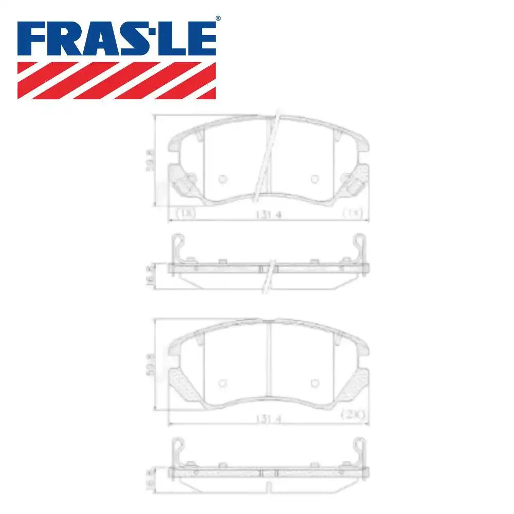 PASTILHA FREIO DIANTEIRA CHERY TIGGO 7 1.6 16V 2021 ACIMA