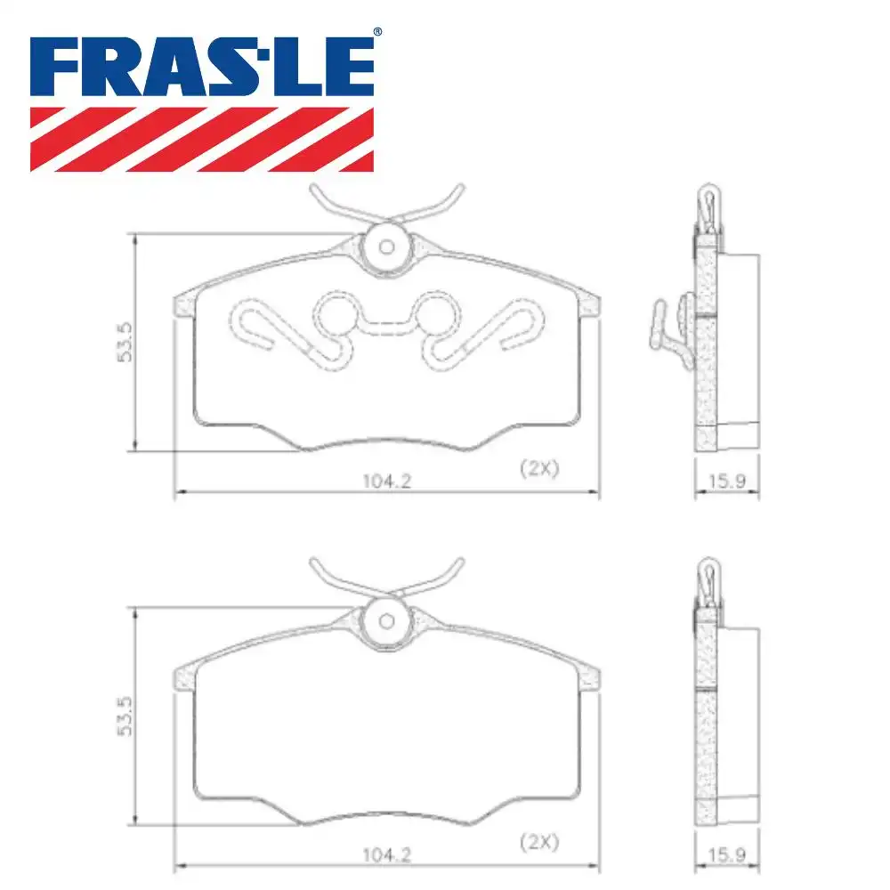 PASTILHA FREIO DIANTEIRA CORSA 1.0 1.4 1.6 1996 A 2000 VARGA