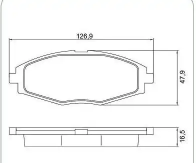 PASTILHA FREIO DIANTEIRA CHERY QQ 1.1 16V 2011 ACIMA