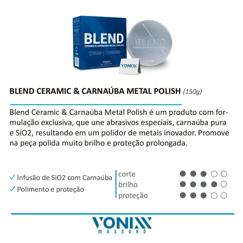 RENOVADOR METAL POLISH VONIXX 150G