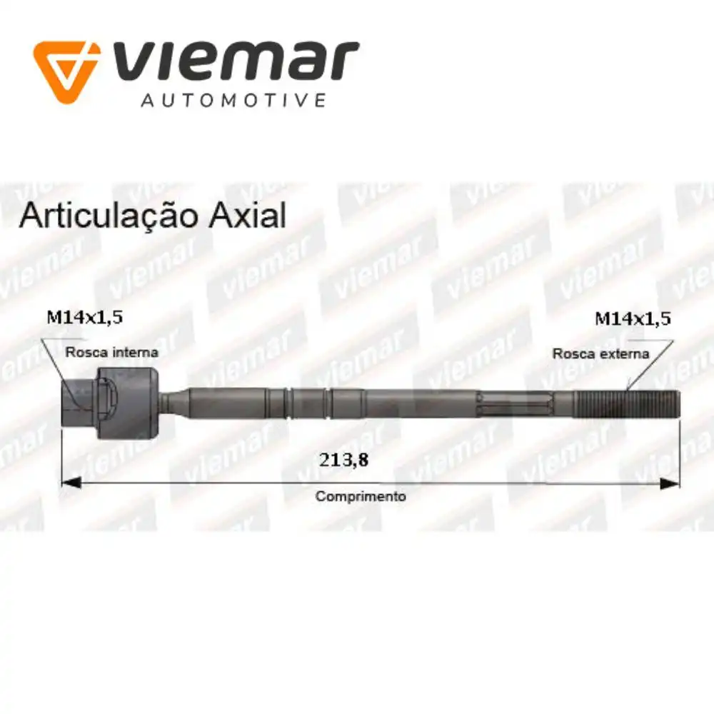 BARRA AXIAL FIAT UNO 92/13 FEMEA