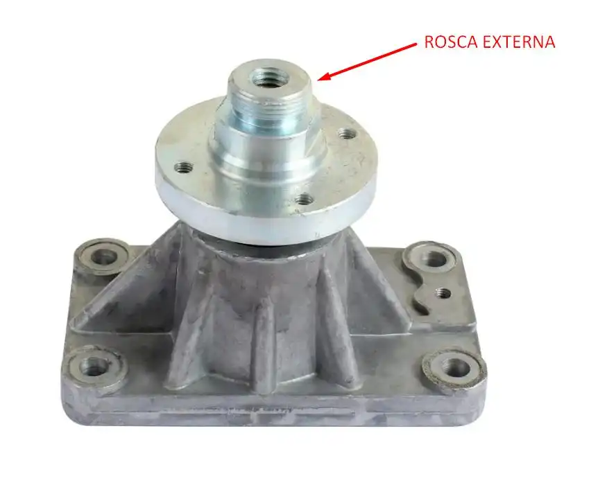 SUPORTE POLIA VISCOSA S-10 2.8 2001 A 2011 C/ROLAM ROSCA EXT