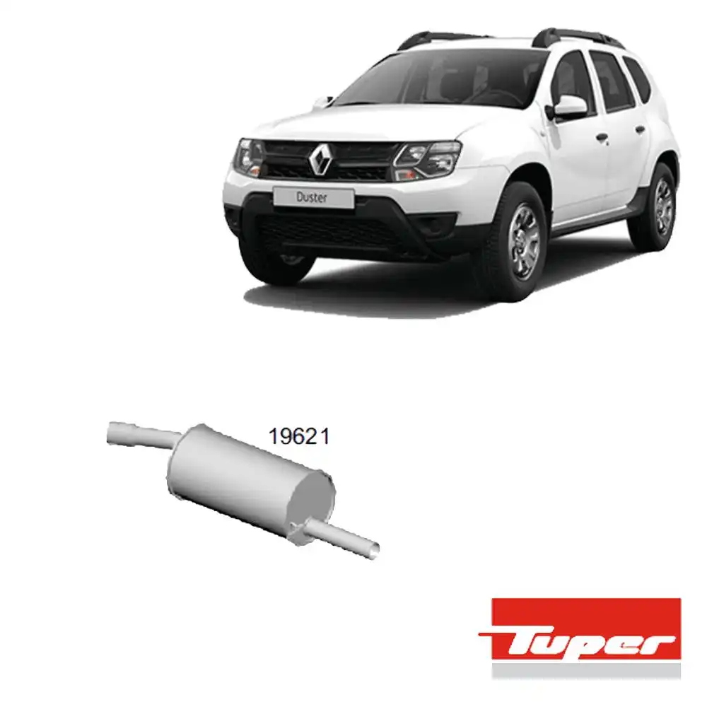 SILENCIOSO TRASEIRO RENAULT DUSTER 1.6 16V 2012 A 2020