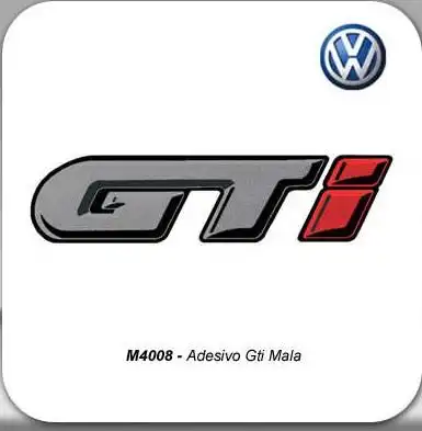 EMBLEMA GOL GTI TAMPA TRAS
