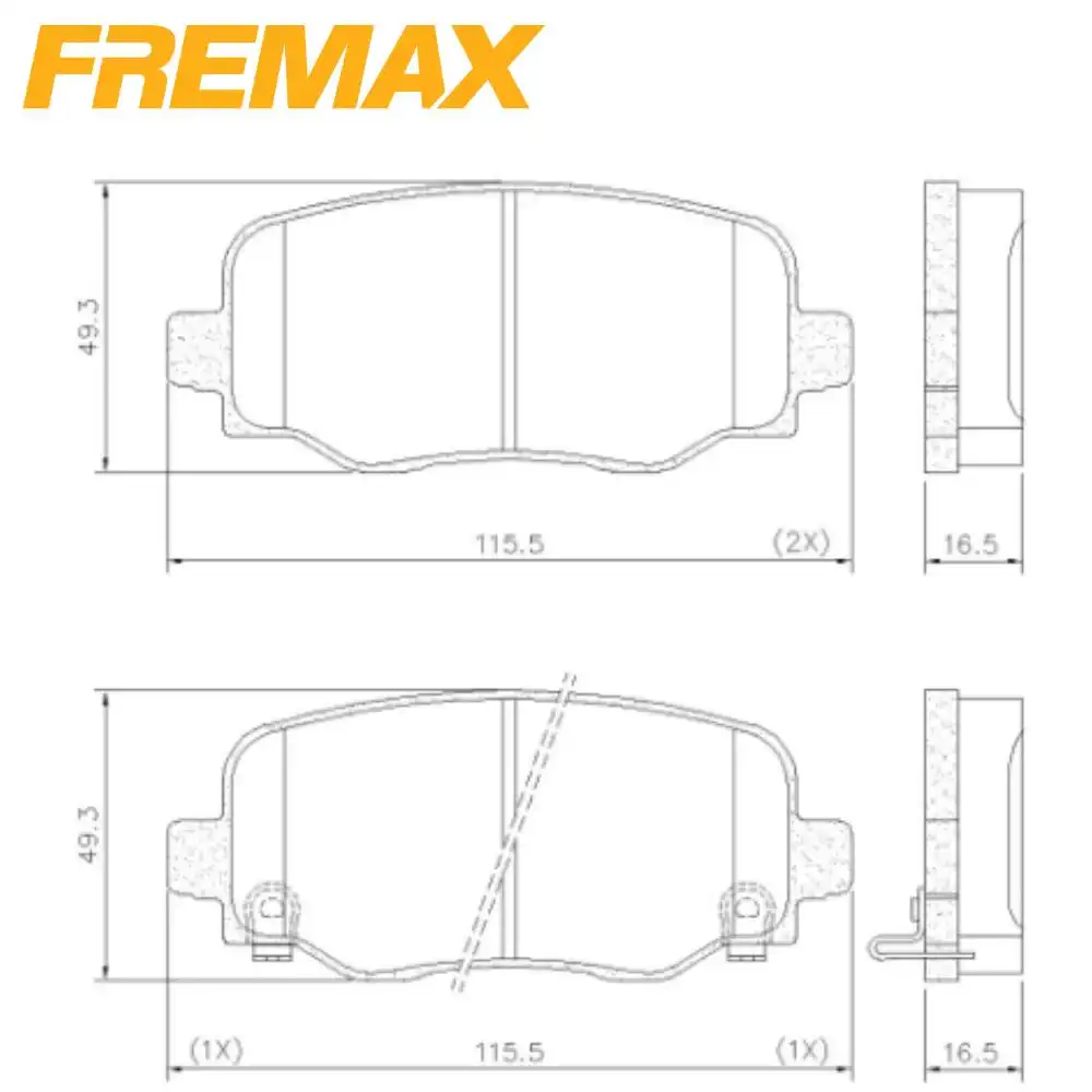 PASTILHA FREIO TRASEIRA COMPASS 2.0 4X2 FLEX 2017/