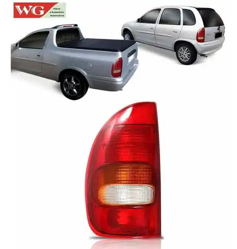 SINAL TRAS CORSA 97/99 4PTS PICK-UP ESQ TRICOLOR