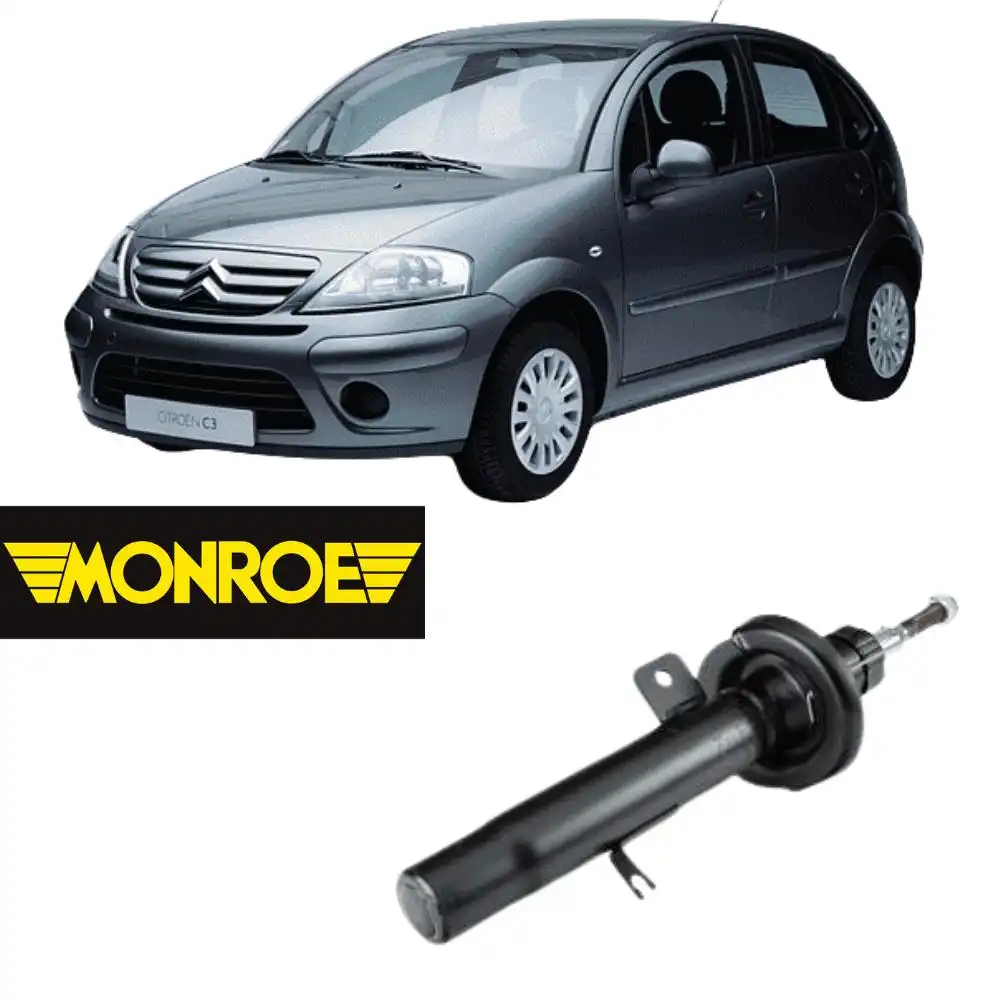 AMORTECEDOR DIANTEIRO CITROEN C3 2002 A 2012 ESQUERDO