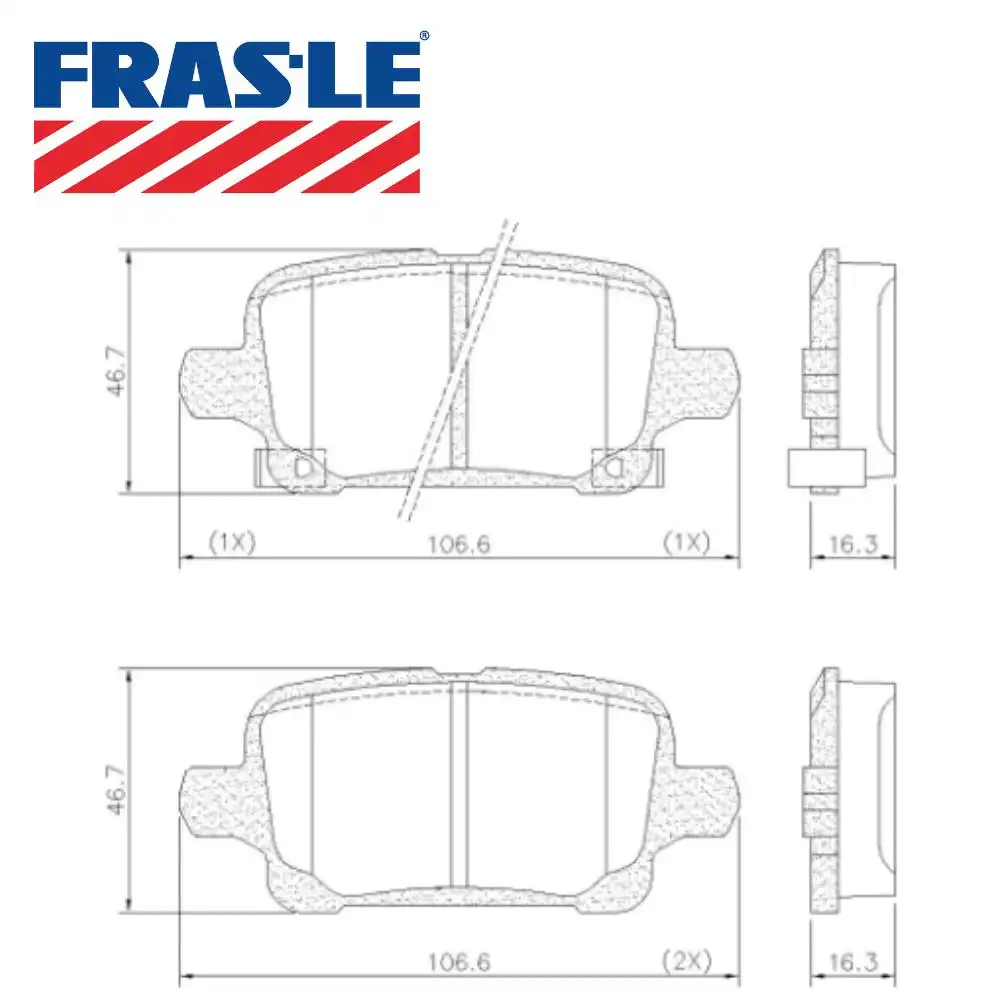 PASTILHA FREIO TRASEIRA CRUZE 1.4 16V 2017 A 2023