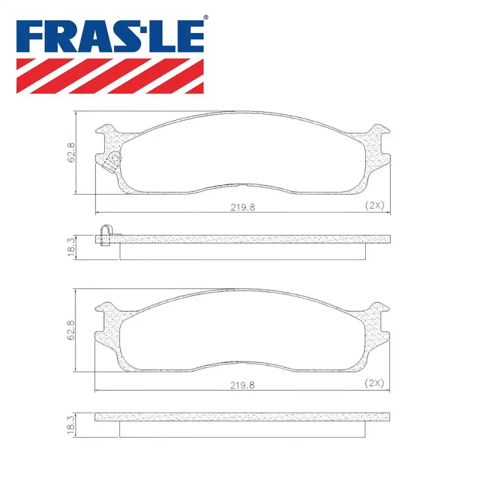 PASTILHA FREIO DIANTEIRA RAM 2500 5.9 24V 2001 A 2008