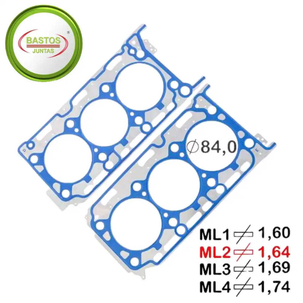 JUNTA CABECOTE AMAROK 3.0 24V DIESEL 2017 A 2025 2PIC CHAPA