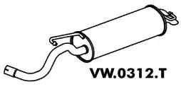 SILENC TRAS GOLF 1.6 99/ DUAS SAIDAS