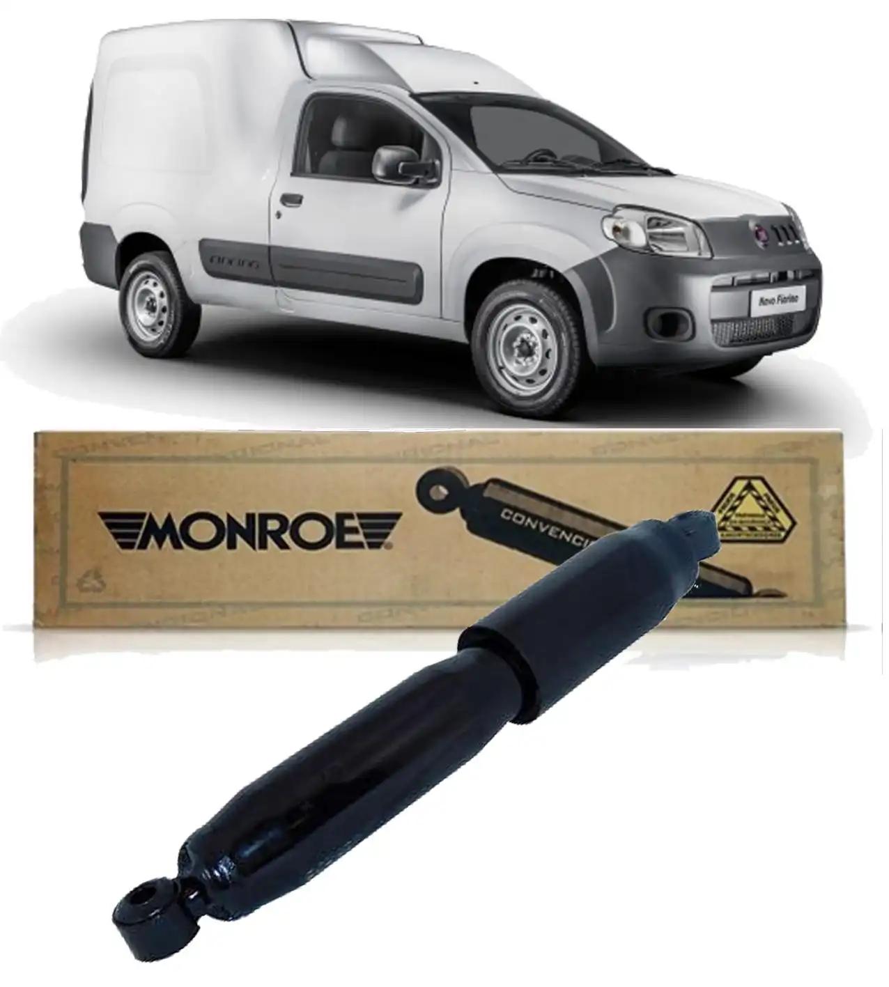 AMORTECEDOR TRASEIRO FIAT FIORINO 2013 A 2022