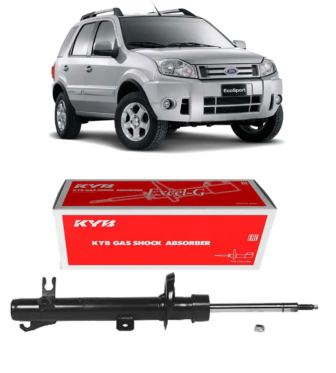 AMORTECEDOR DIANTEIRO ECOSPORT 2002 A 2012