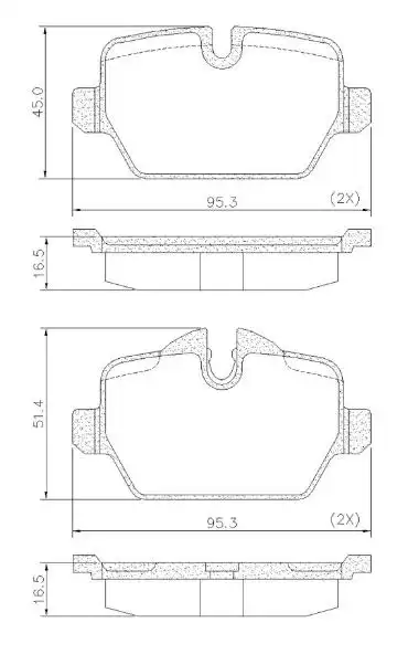 PASTILHA FREIO TRASEIRA BMW 120I 2.0 16V 2004 A 2011 CERAMIC