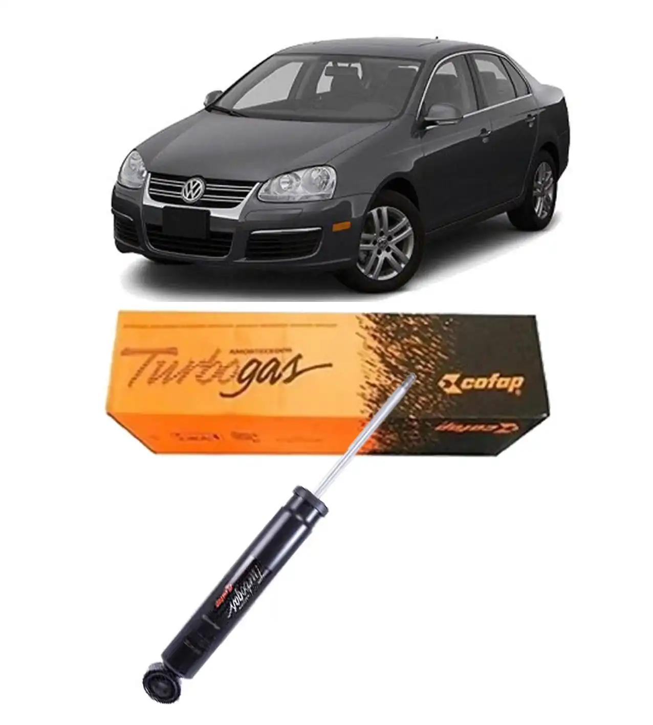 AMORTECEDOR TRASEIRO JETTA 2.0 TSI 2011 A 2018