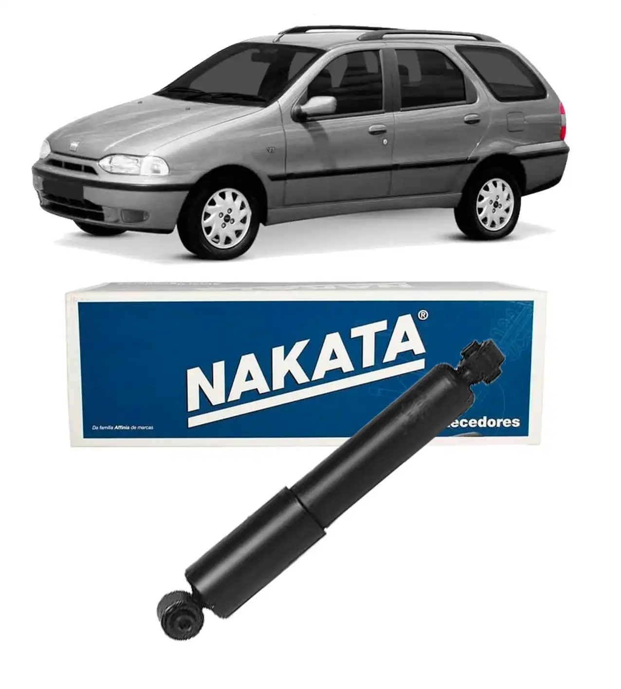 AMORTECEDOR TRASEIRO FIAT PALIO WEEKEND 1995/