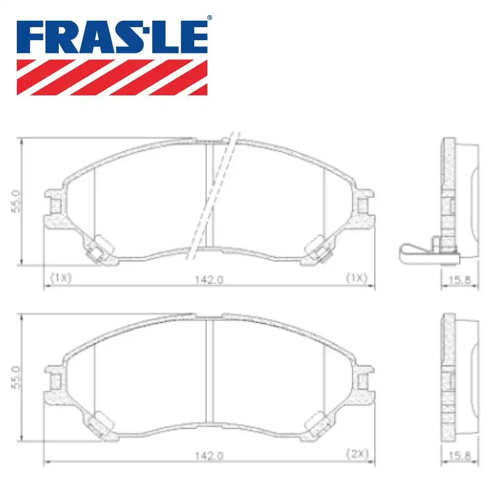 PASTILHA FREIO DIANTEIRA SUZUKI VITARA 1.4 16V 2016 EM DIANT
