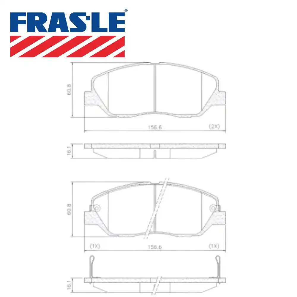 PASTILHA FREIO DIANTEIRA SANTA FE 2.7 24V 2006 A 2010 CERAM