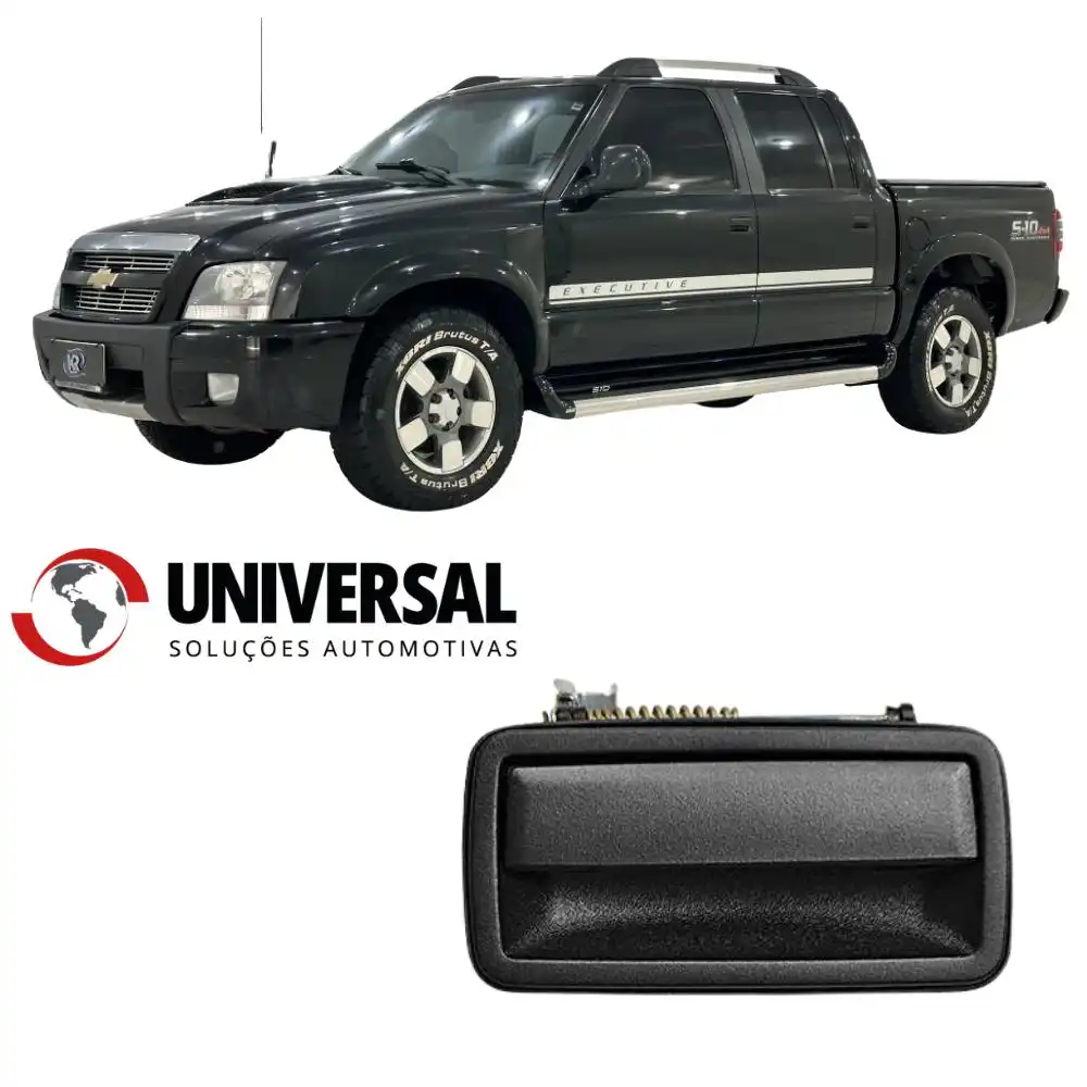 MACANETA EXT S-10 /11 TRAS ESQ PRETO TEXTURIZADA