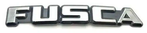 EMBLEMA FUSCA 83/ (CURVO)