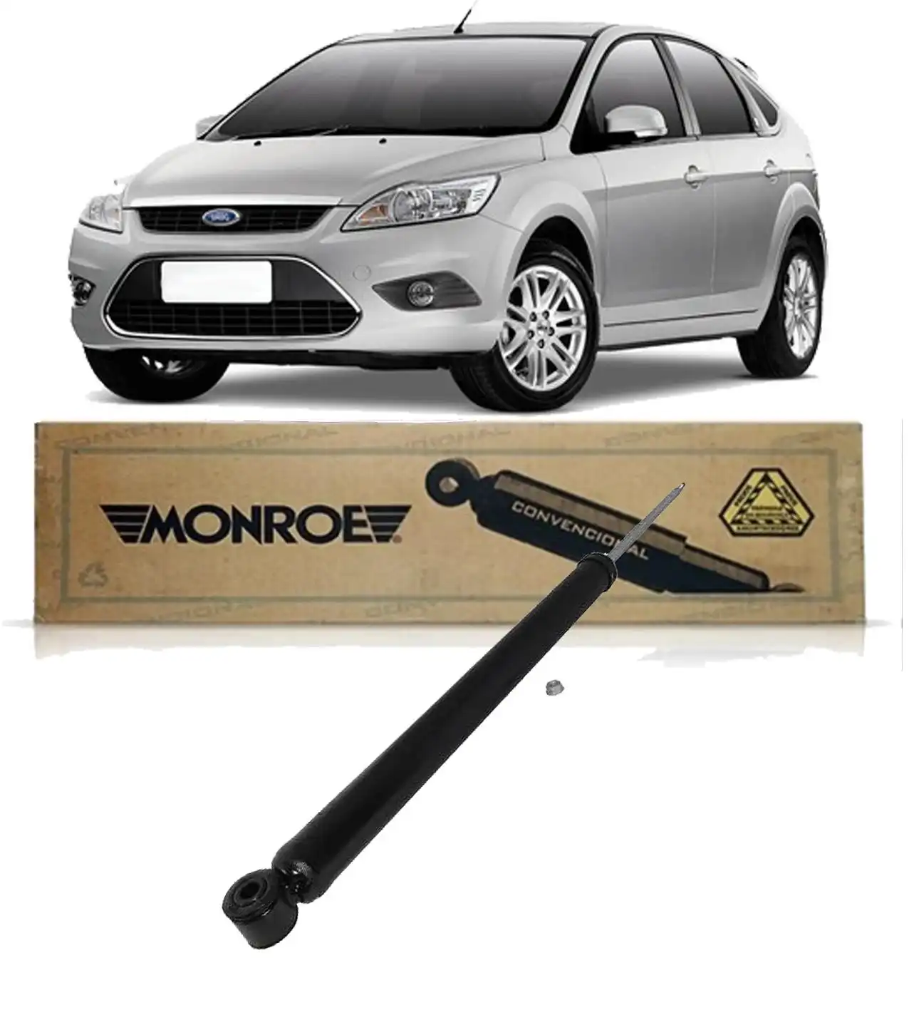 AMORTECEDOR TRASEIRO FOCUS 2009 A 2013