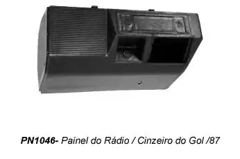 MOLDURA PAINEL INT GOL 82/87 (RADIO)