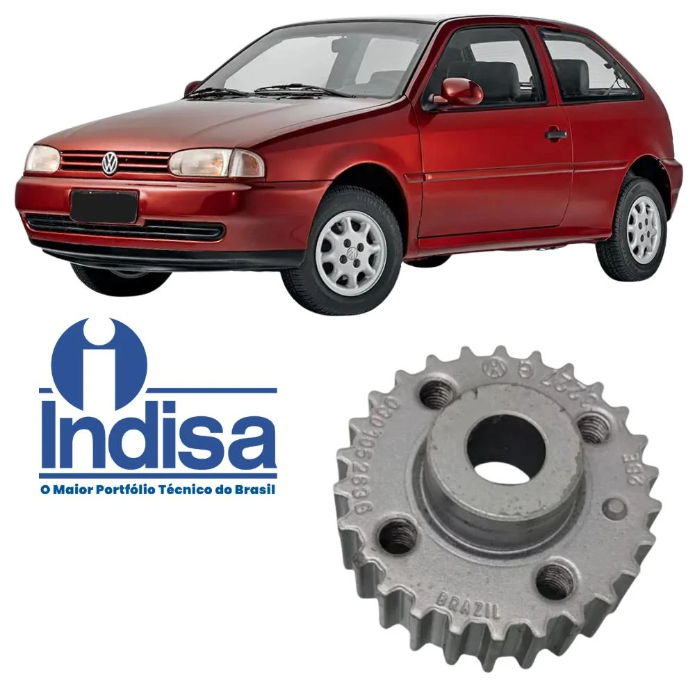 ENGRENAGEM VIRABREQUIM GOL MI 8V 1998 ACIMA