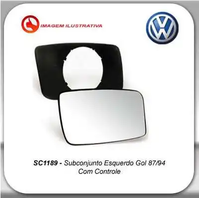 VIDRO ESPELHO GOL,V.P.S 1987 A 1994 ESQ
