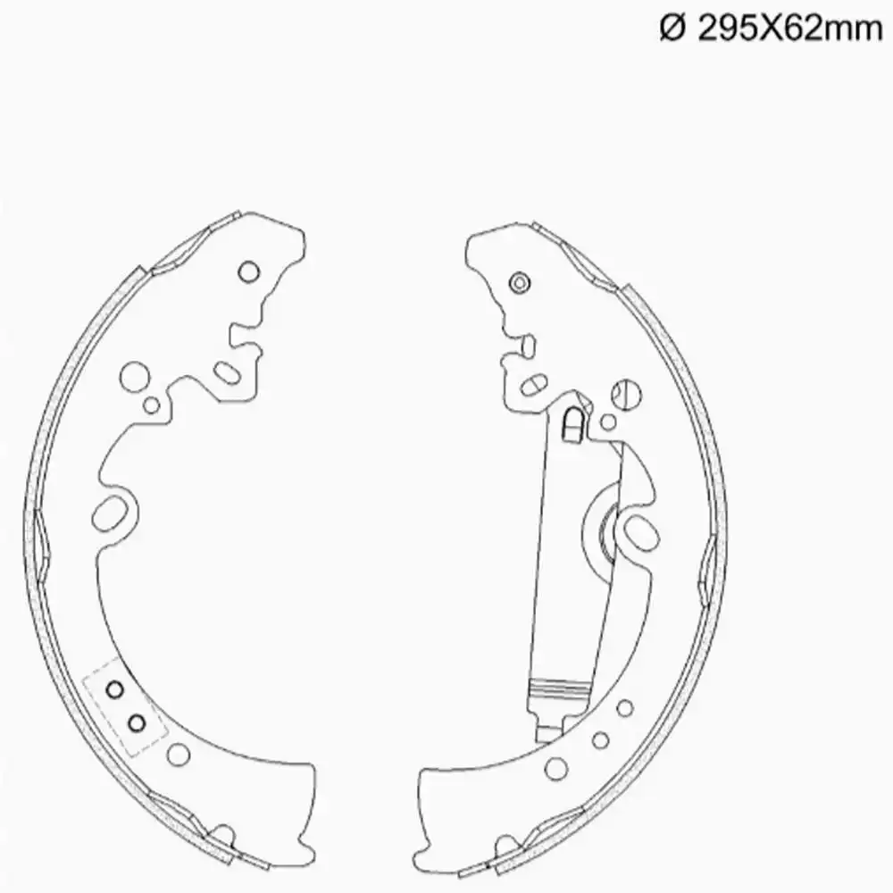 SAPATAS FREIO TOYOTA HILUX SRV 2005/ SW4 2005/
