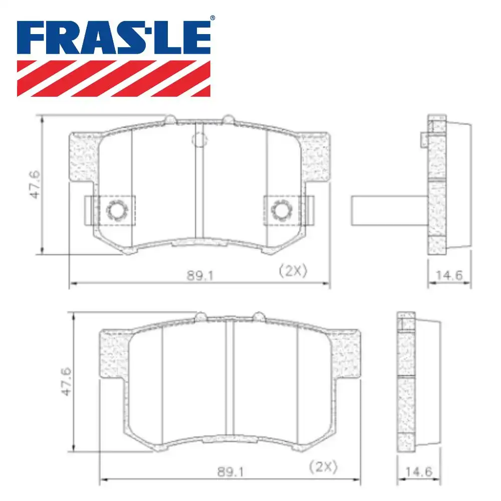 PASTILHA FREIO TRASEIRA HONDA NEW CIVIC 2006 A 2011