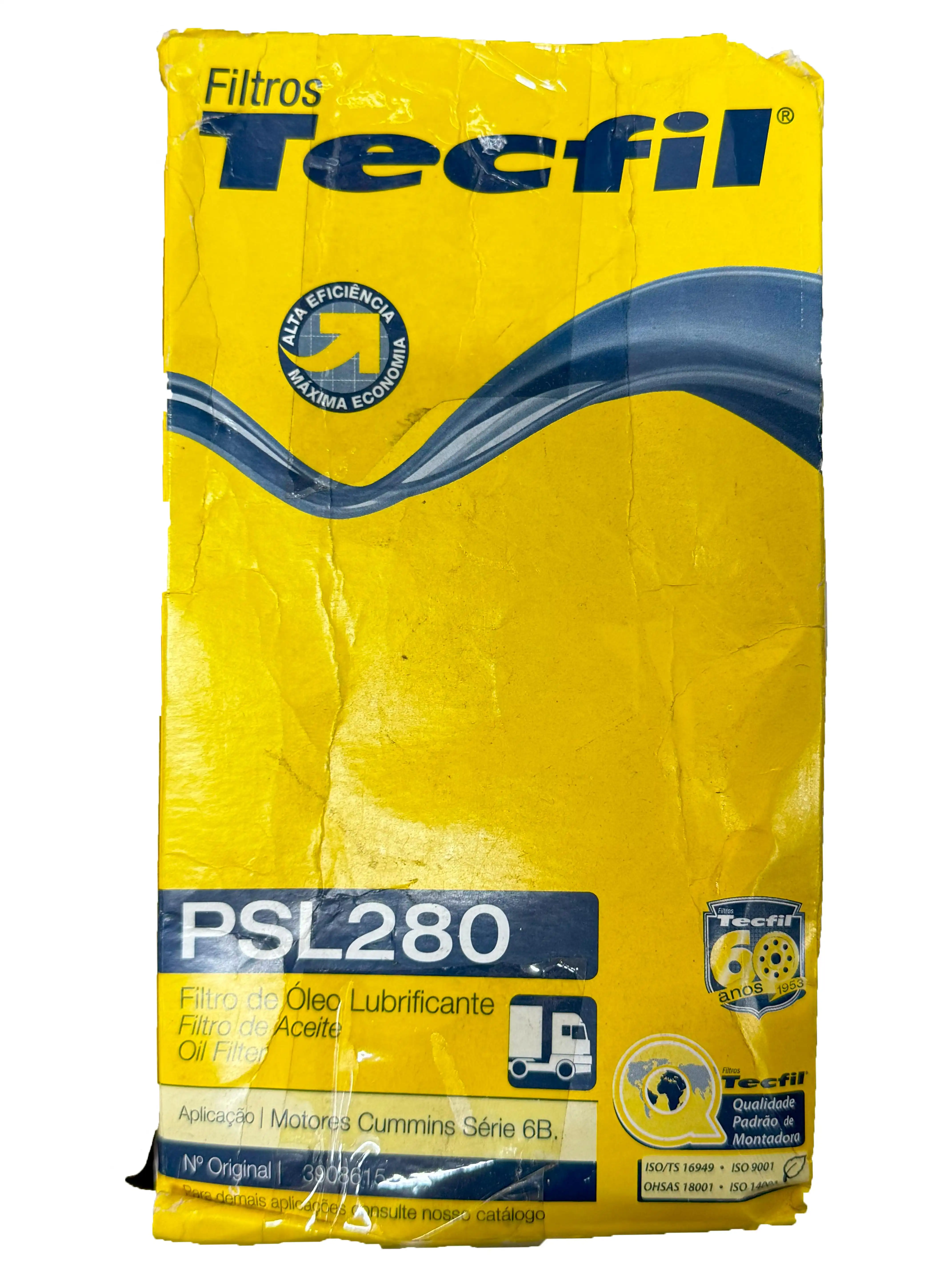 FILTRO OLEO MOTOR DODGE RAM 2500 5.9 V6 24V 2007 A 2010