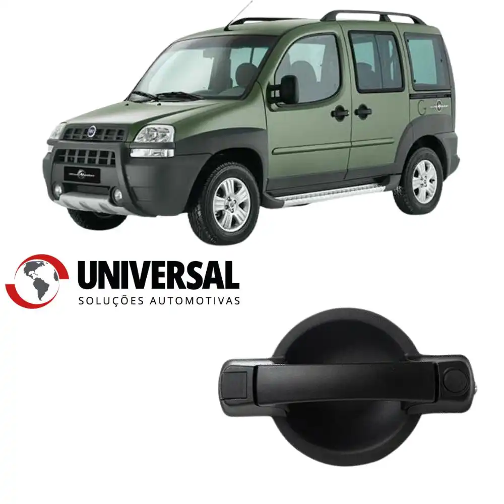 MACANETA EXT PORTA LATERAL FIAT DOBLO 2002/ ESQ S/CHAVE