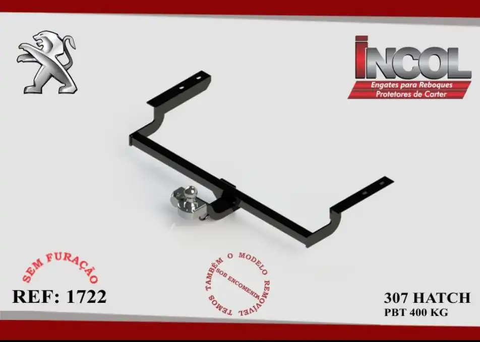 ENGATE CARRETINHA PEUGEOT 307 HATCH
