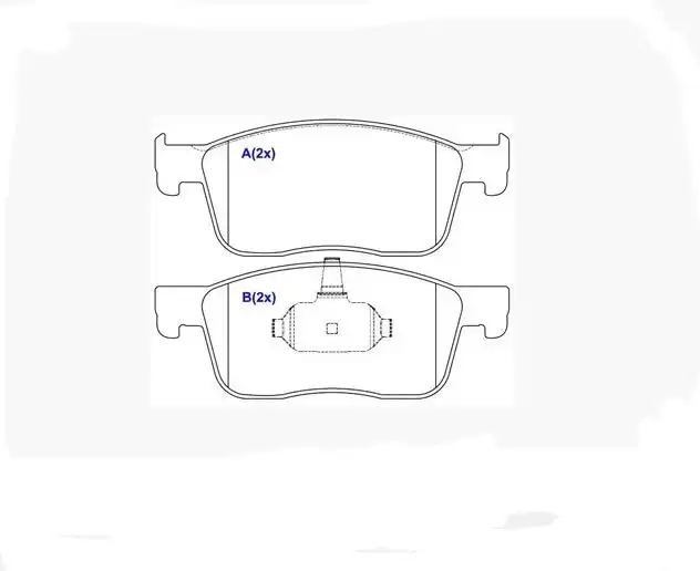 PASTILHA FREIO DIANTEIRA PEUGEOT EXPERT 1.6 2018 EM DIANTE