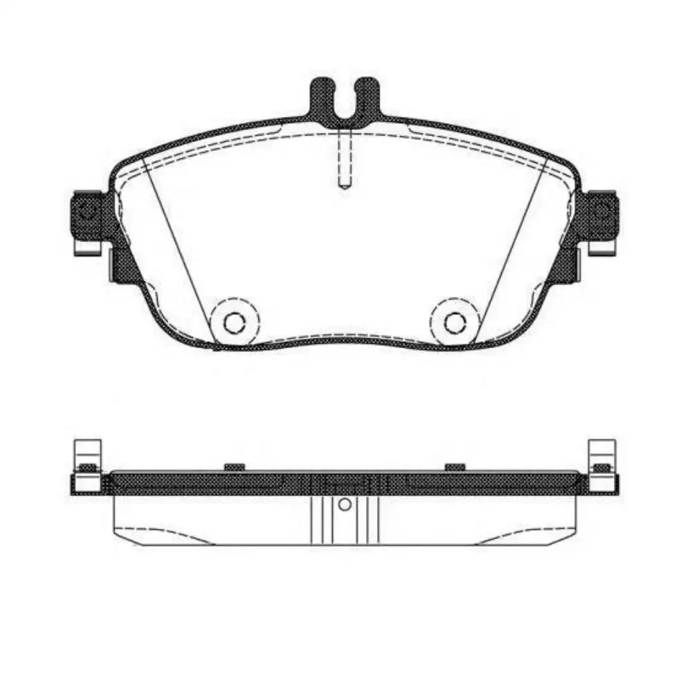 PASTILHA FREIO DIANTEIRA MERCEDES CLA250 2007 A 2015