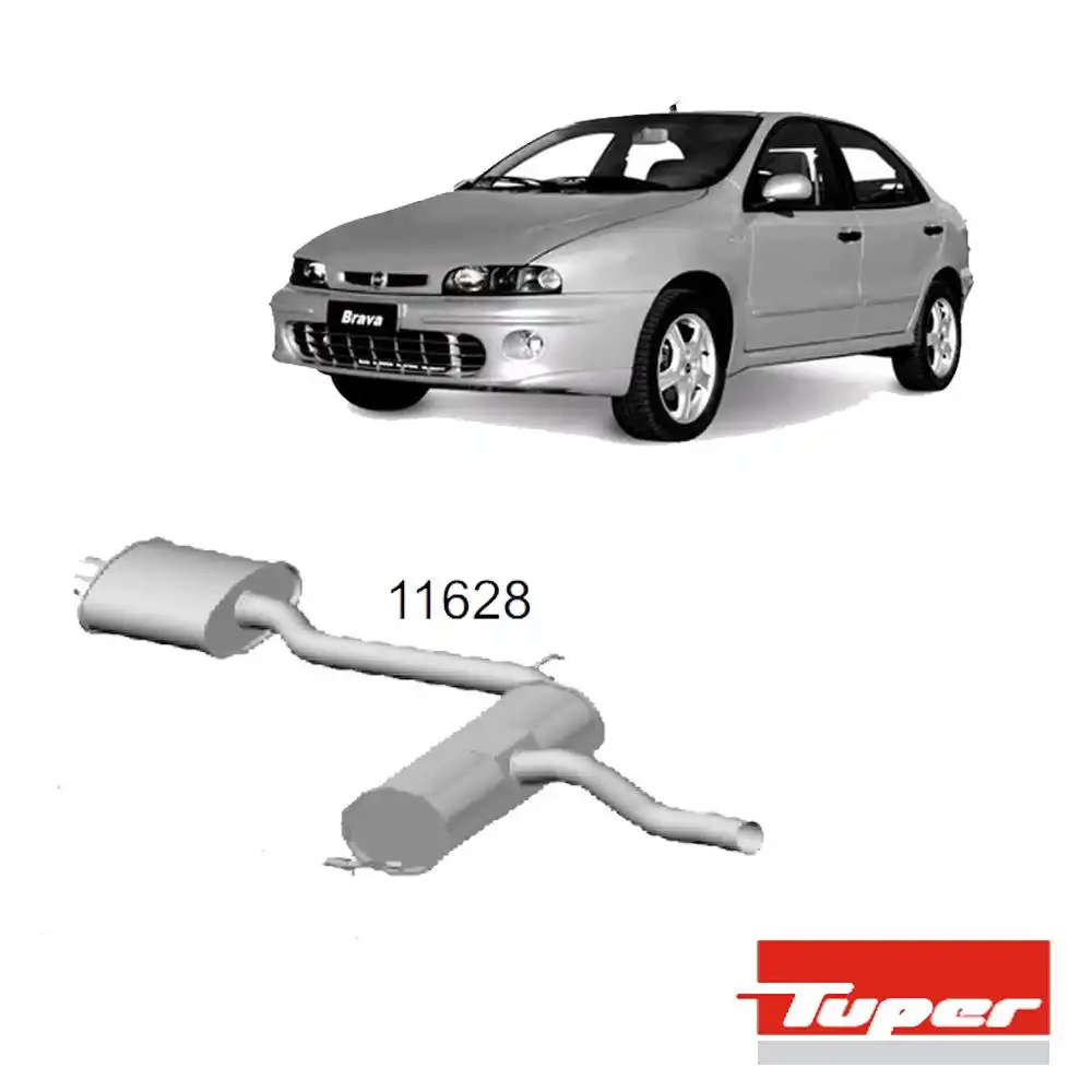 SILENCIOSO INTERMEDIARIO FIAT BRAVA 1.6 1.8 16V 1999 A 2003