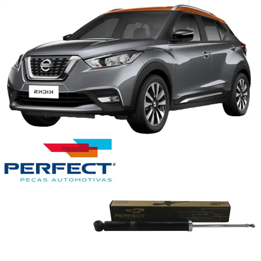AMORTECEDOR TRASEIRO NISSAN KICKS 2016 ACIMA
