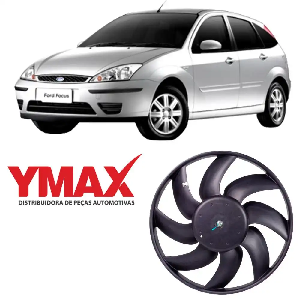 ELETRO VENTILADOR FOCUS ZETEC 1.6 8V 2001 A 2008